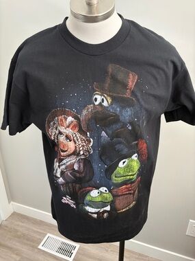 Disney Black Muppets Holiday Graphic Tee